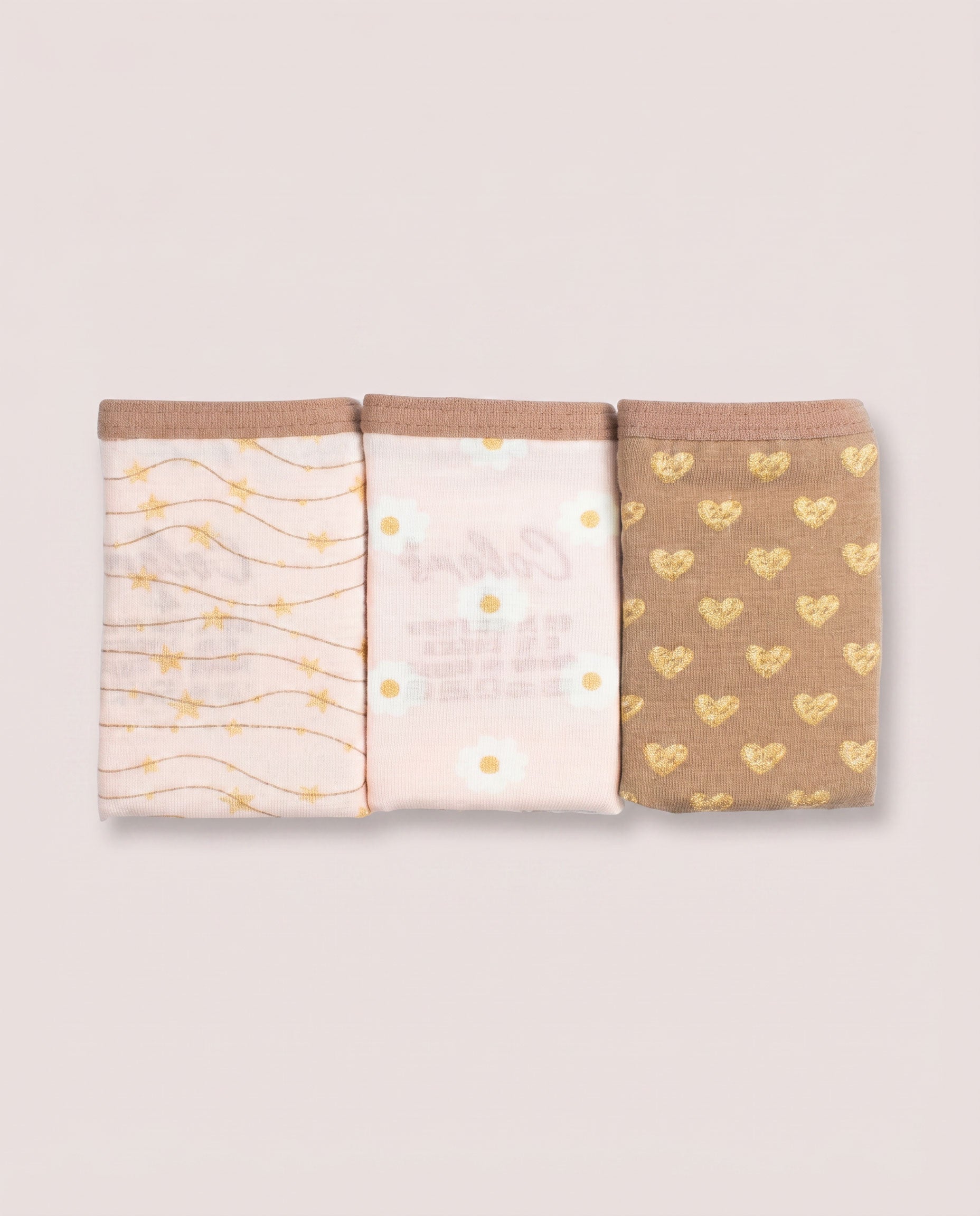 Girls Printed Brief |  Pack of - 3