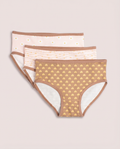 Girls Printed Brief |  Pack of - 3