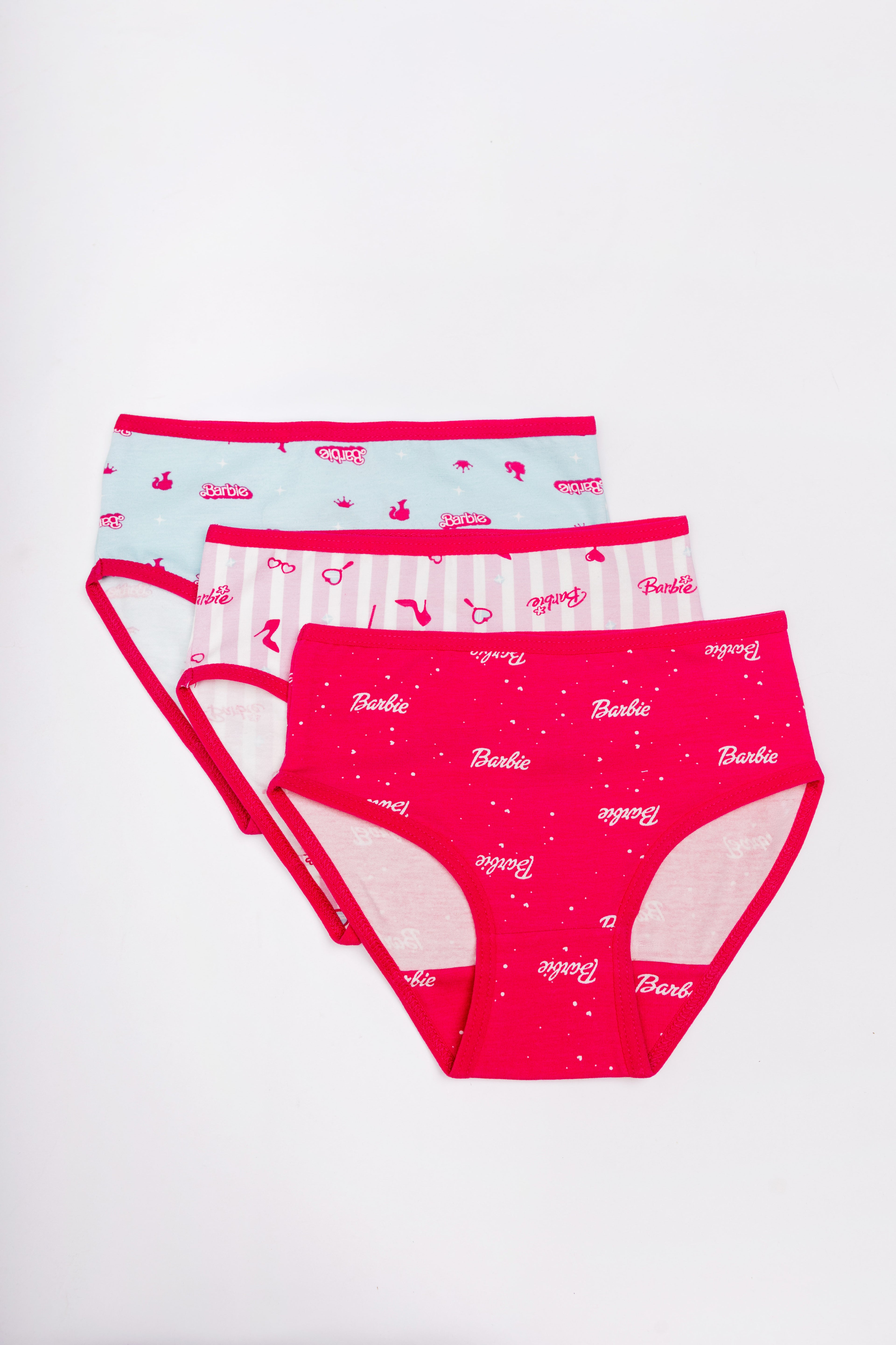 Girls Printed Brief |  Pack of - 3
