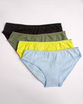 Plain Bikini - Pack Of 4