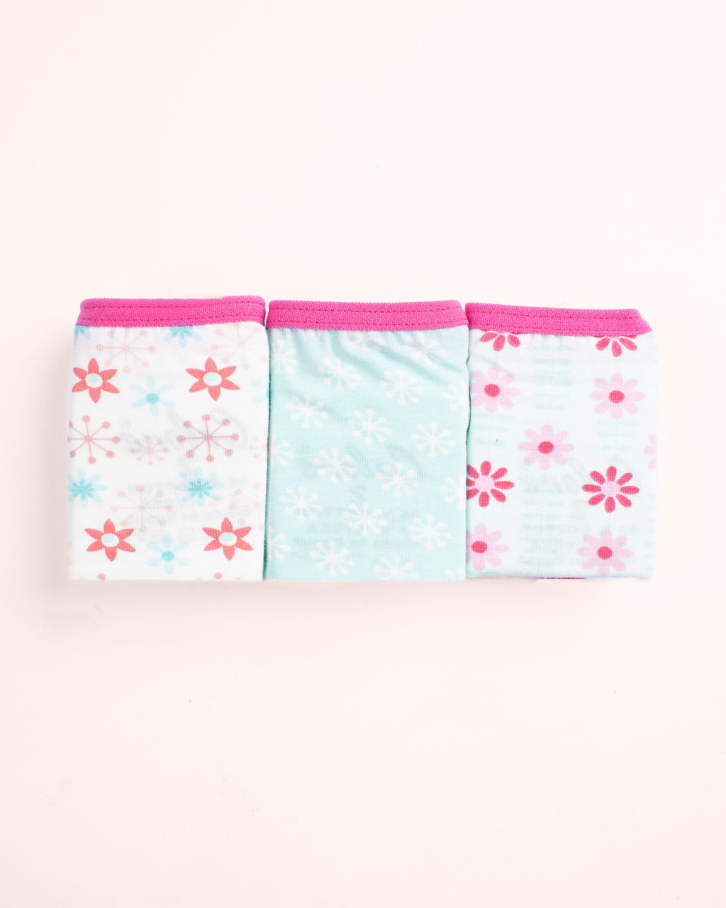 Girls Printed Brief |  Pack of - 3
