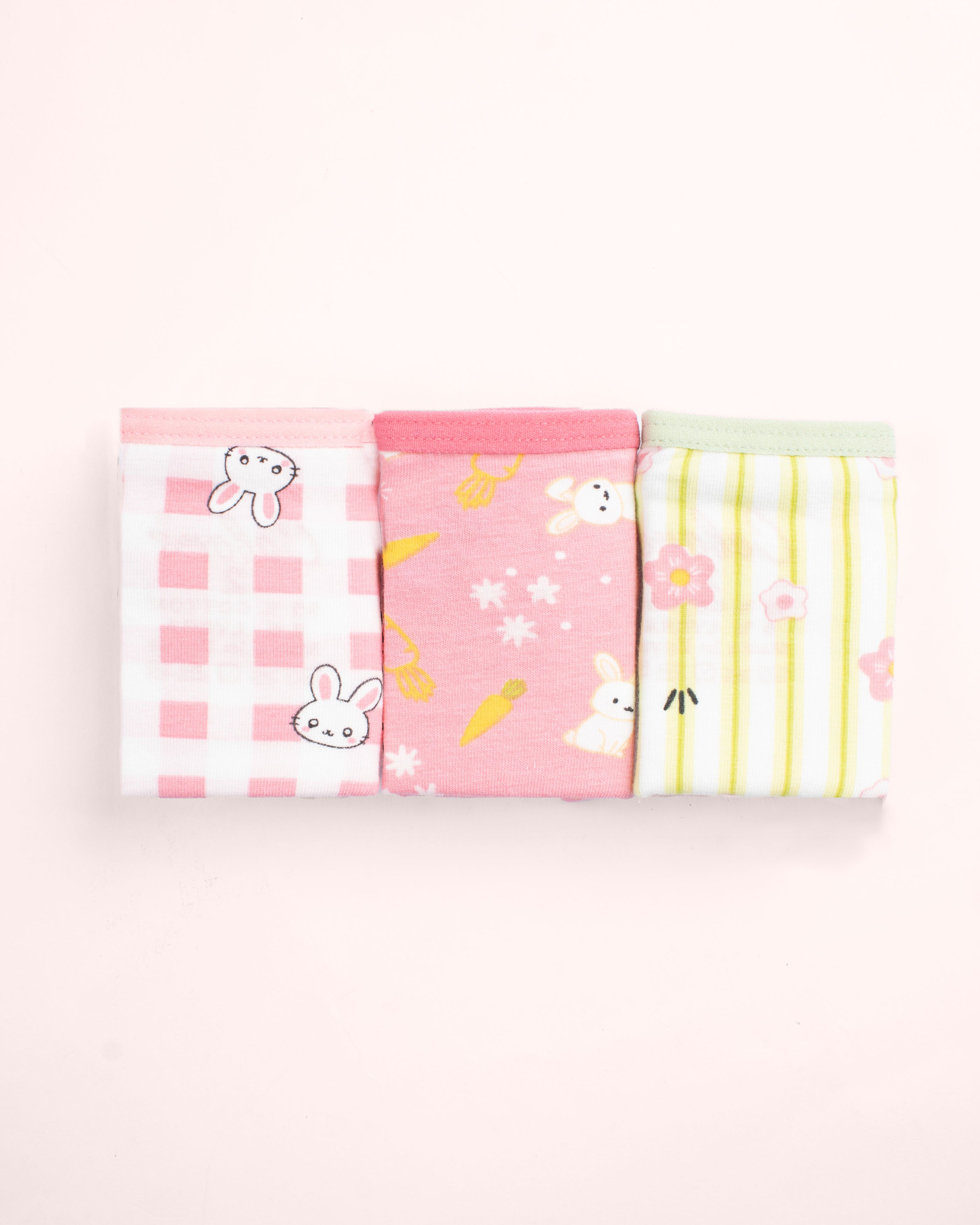 Girls Printed Brief |  Pack of - 3