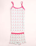 Girls Strap Top & Shorts Set – 2 Pieces