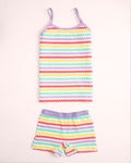 Girls Strap Top & Shorts Set – 2 Pieces