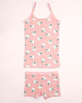 Girls Strap Top & Shorts Set – 2 Pieces