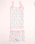 Girls Strap Top & Shorts Set – 2 Pieces