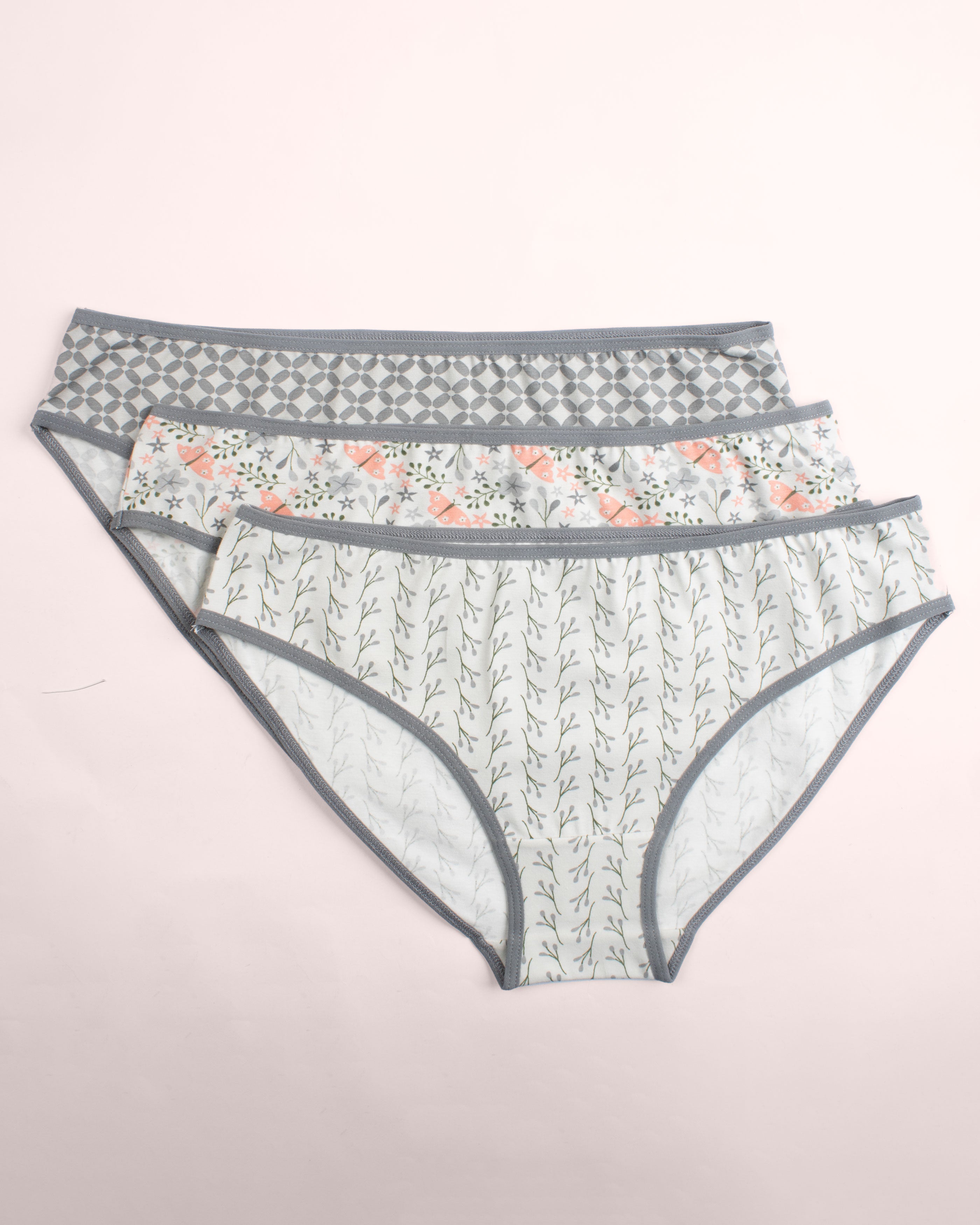 Printed Bikini Pack Of - 3