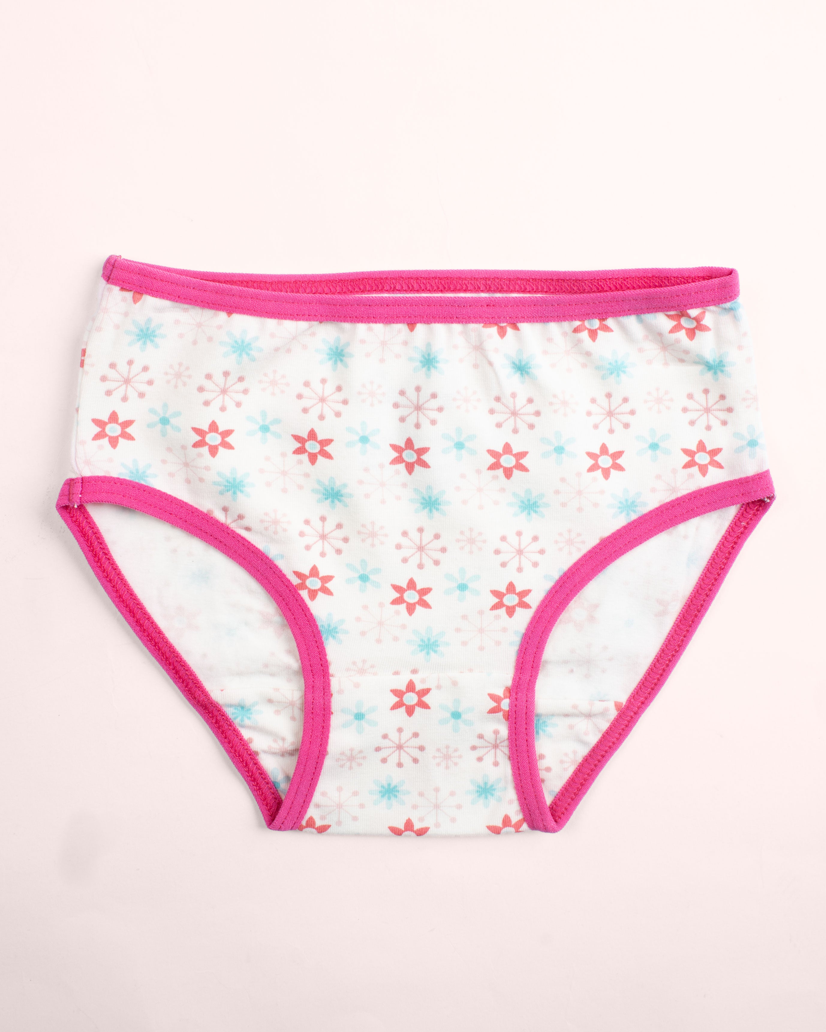 Girls Printed Brief |  Pack of - 3