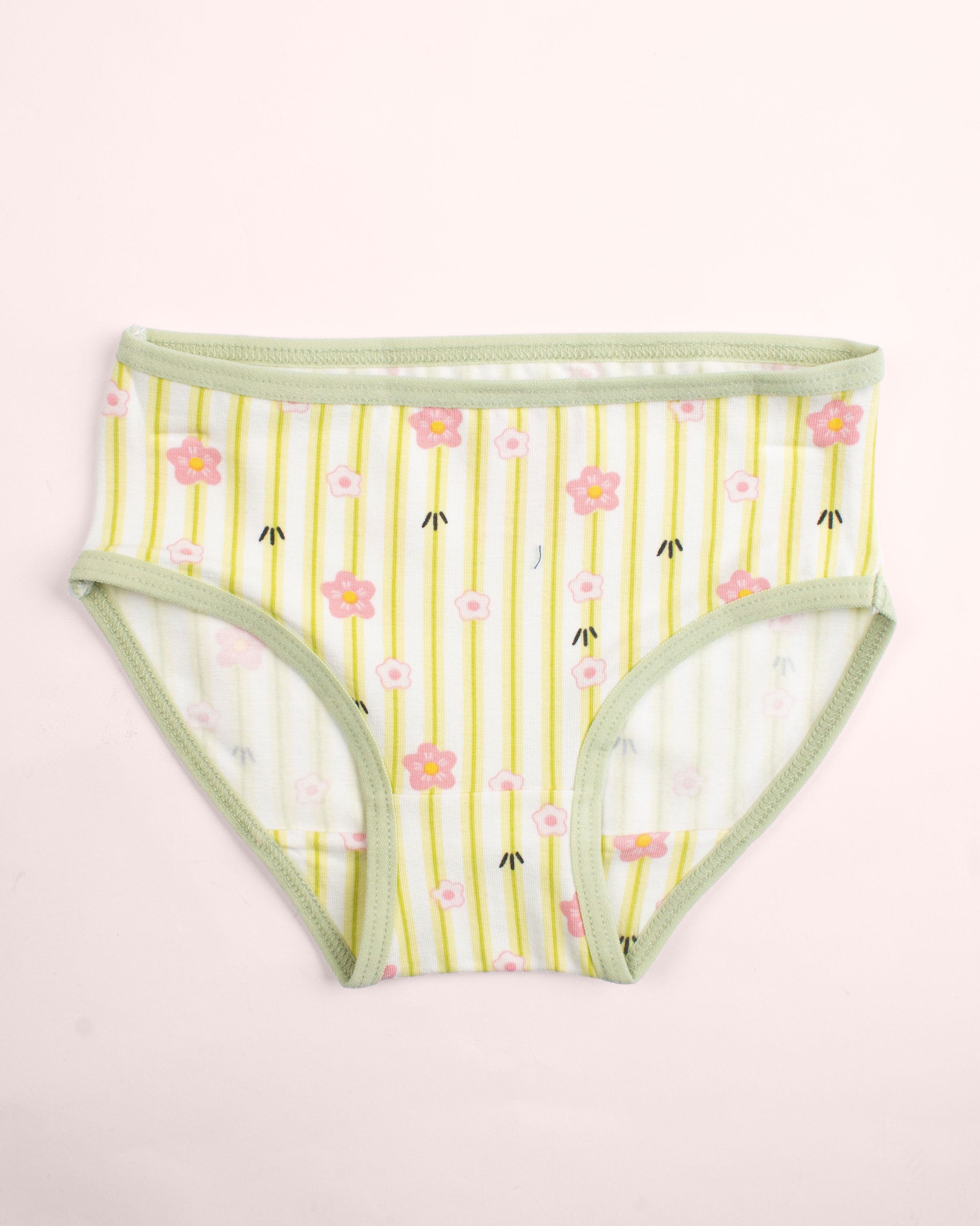 Girls Printed Brief |  Pack of - 3