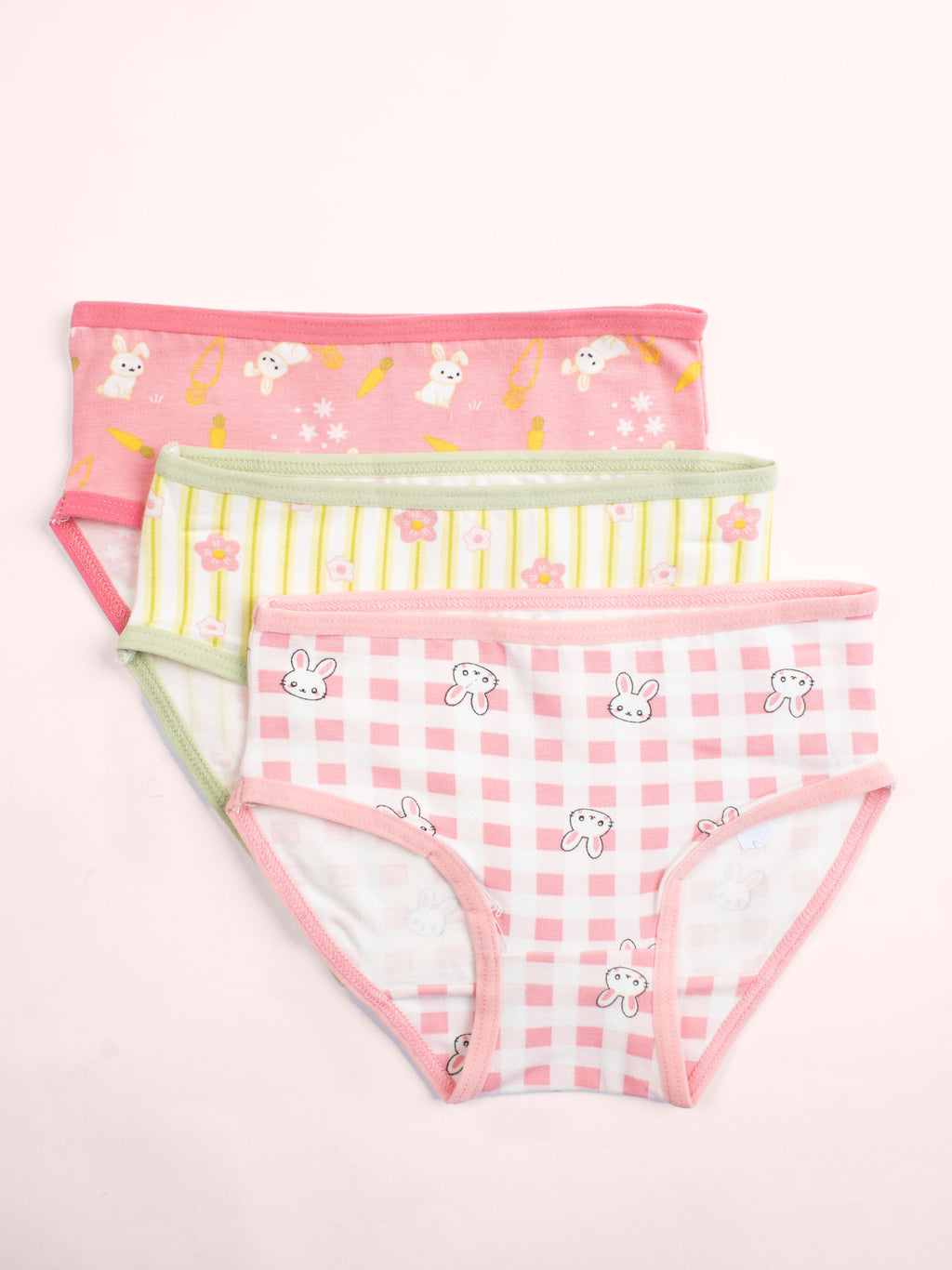 Girls Printed Brief |  Pack of - 3