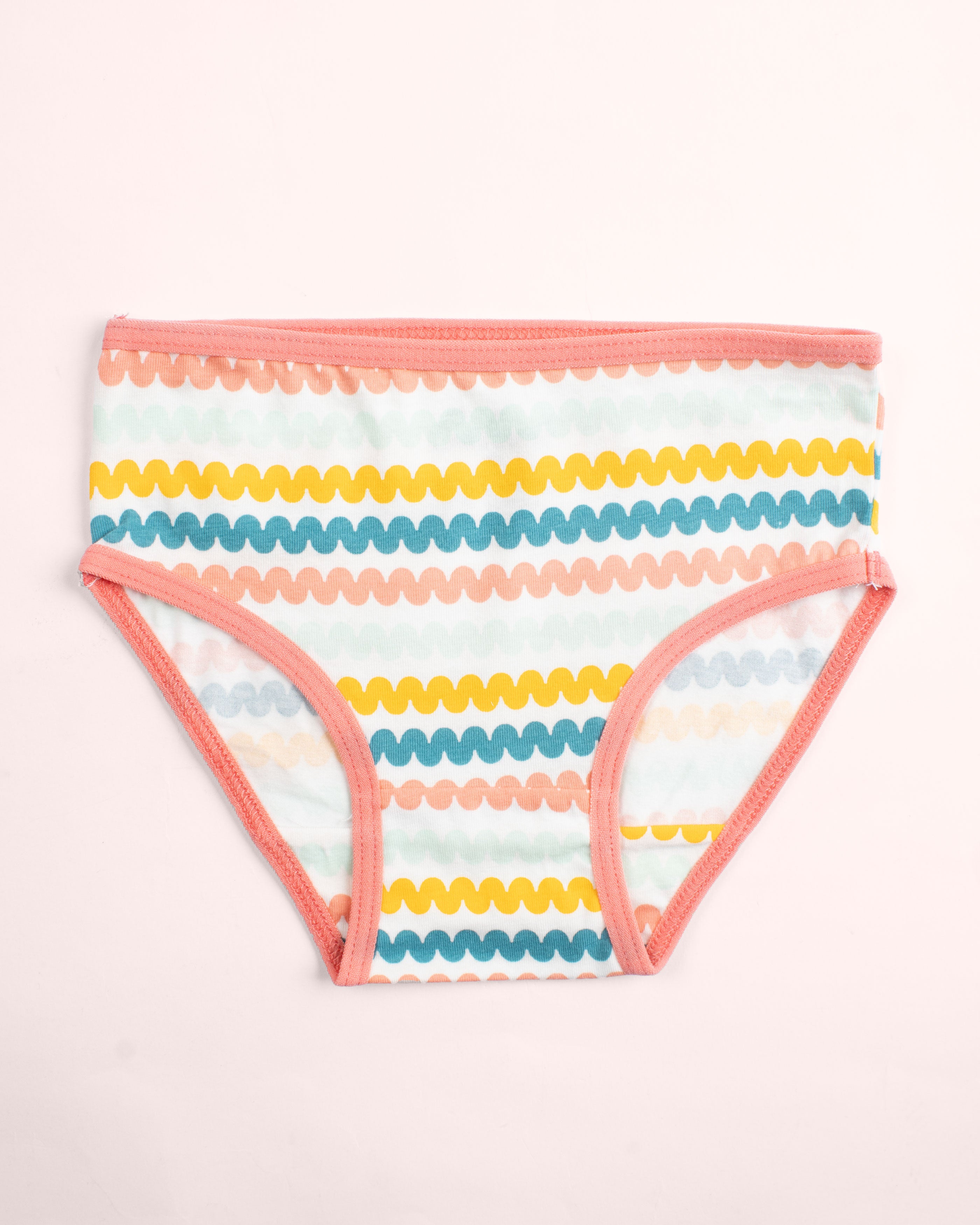 Girls Printed Brief |  Pack of - 3