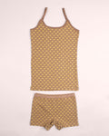Girls Strap Top & Shorts Set – 2 Pieces