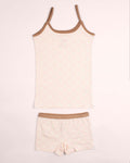 Girls Strap Top & Shorts Set – 2 Pieces