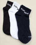 CLR  MENS SOCKS SHORT HALF  3PC