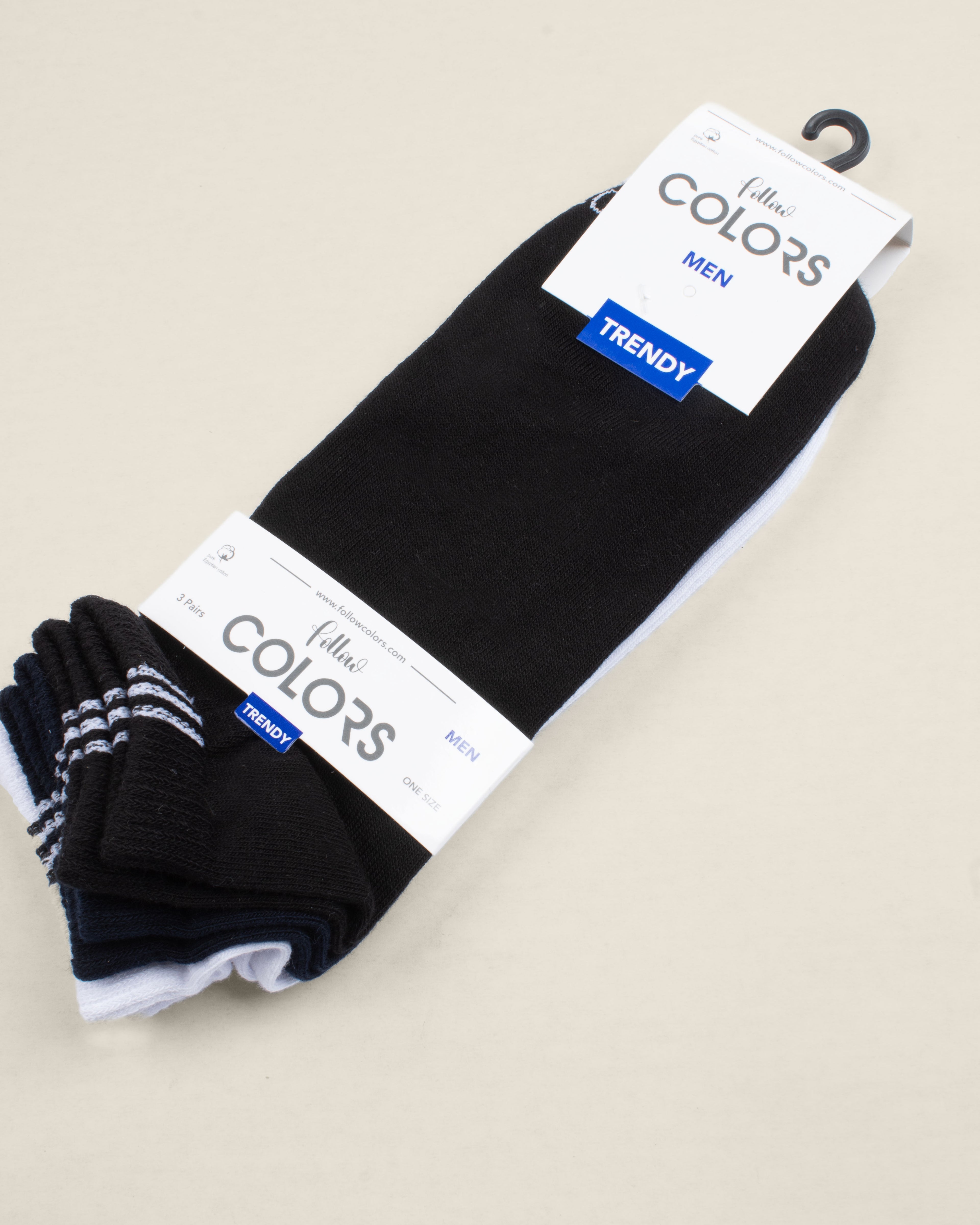 CLR  MENS SOCKS SHORT HALF  3PC