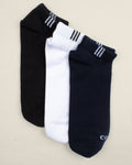 CLR  MENS SOCKS SHORT HALF  3PC