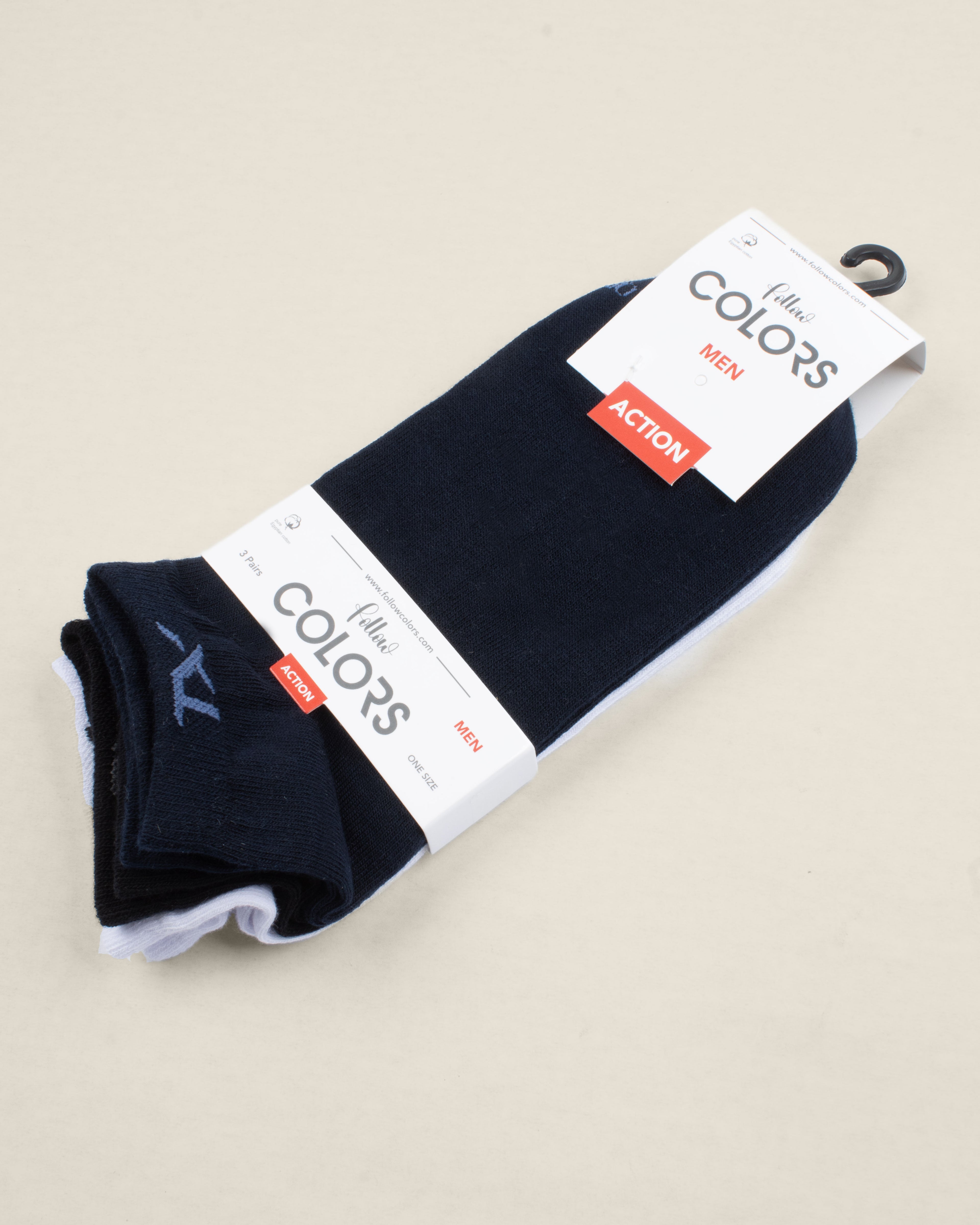 CLR  MENS SOCKS SHORT HALF  3PC