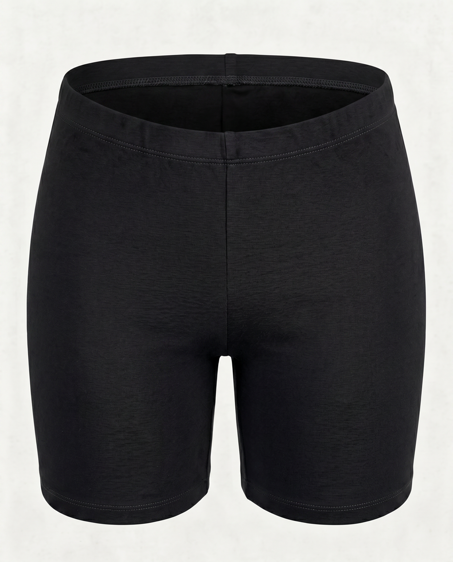 Black Plain Long Short