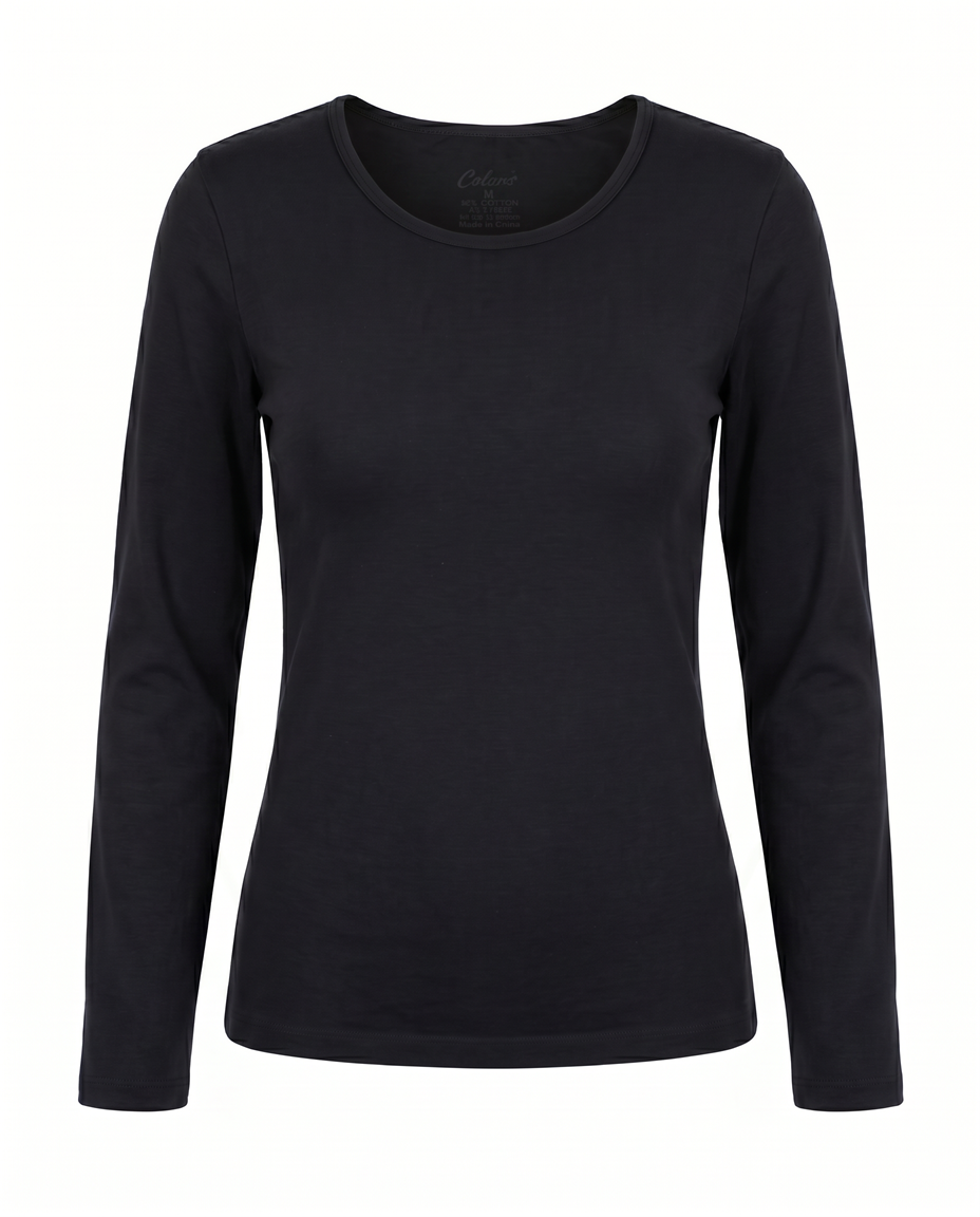 Black Long Sleeve Top