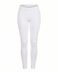 White Plain Legging Pants