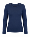 Navy Long Sleeve Top