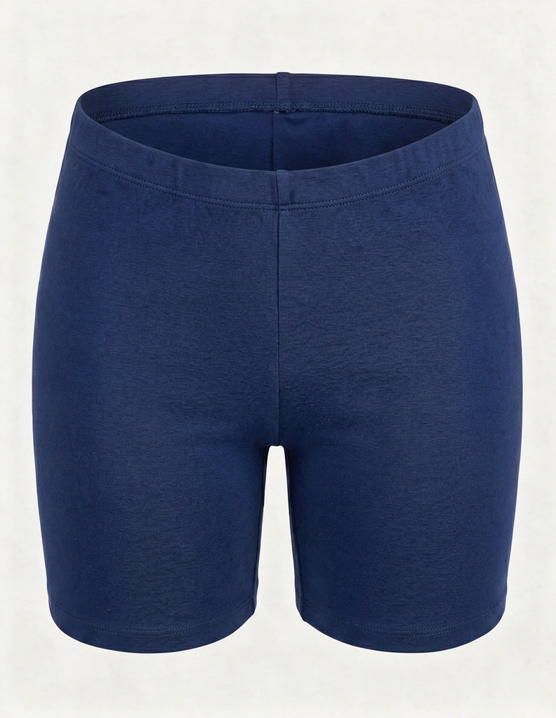 Navy Plain Long Short
