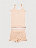 Girls Strap Top & Shorts Set – 2 Pieces