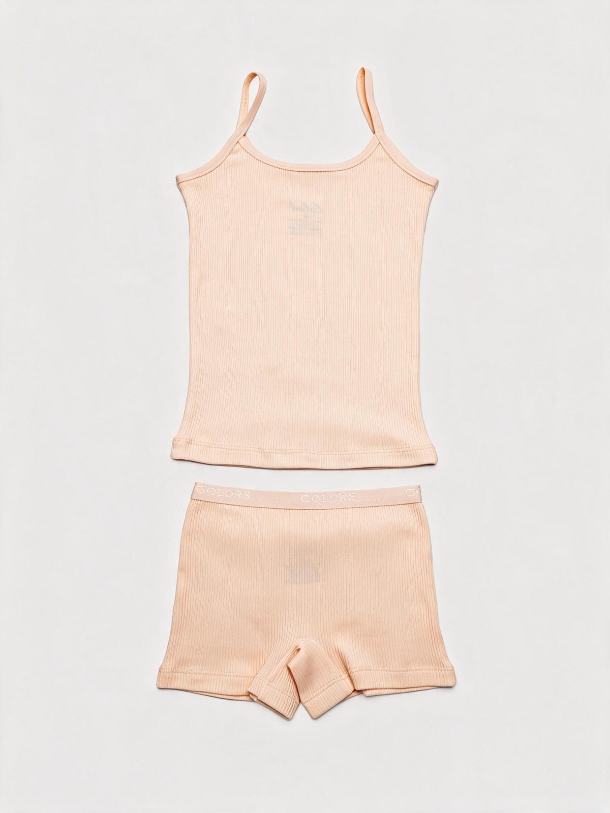 Girls Strap Top & Shorts Set – 2 Pieces