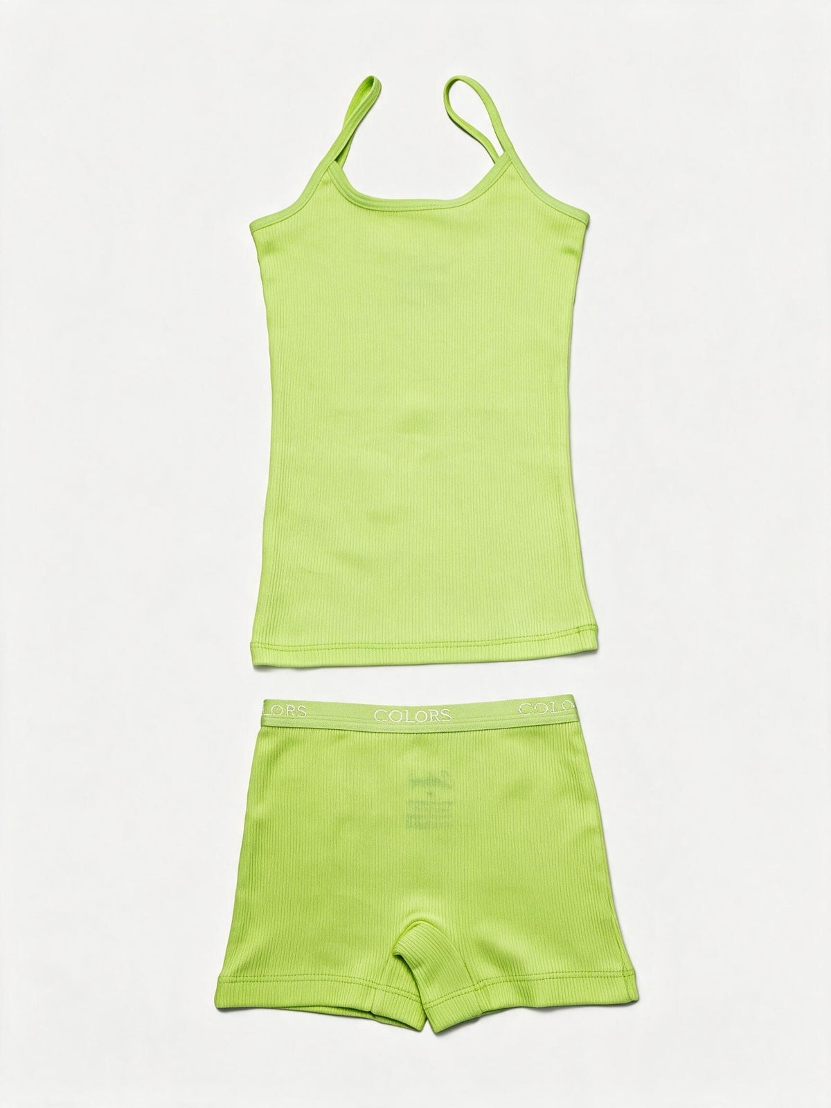 Girls Strap Top & Shorts Set – 2 Pieces