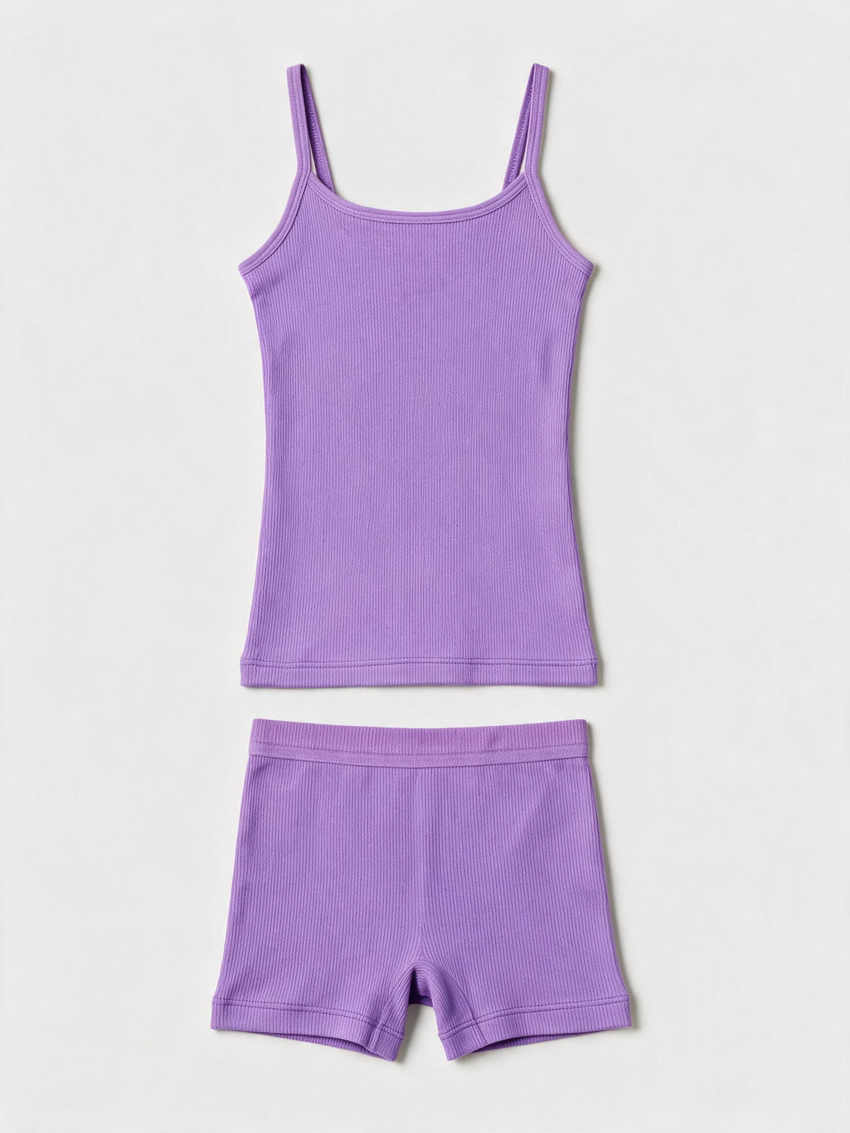 Girls Strap Top & Shorts Set – 2 Pieces